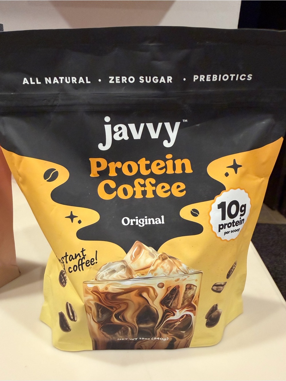 Javvy Original Protein Coffee - Yellow & Black